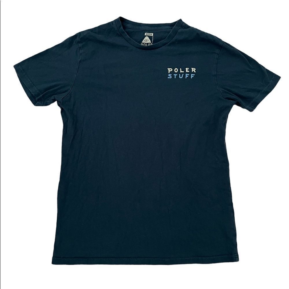 Polar stuff short sleeve blue t shirt mens A4